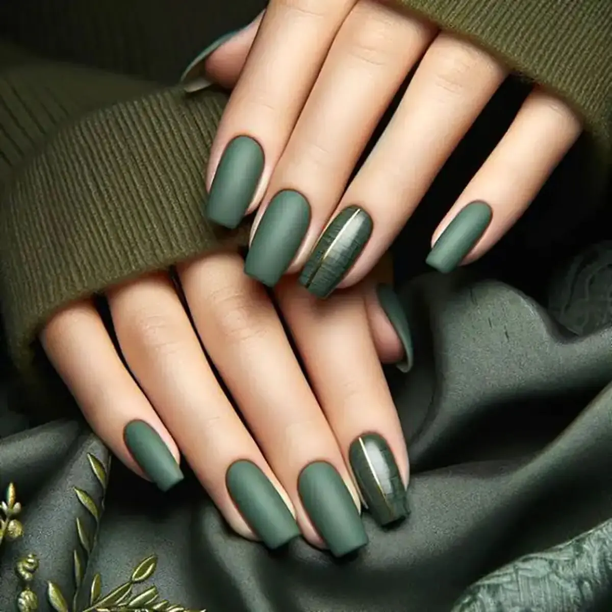 طراحی لاک ناخن مات