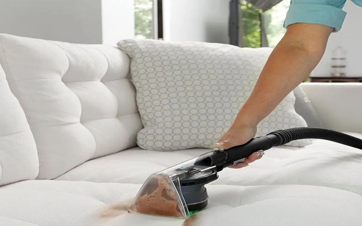 تمیز کردن لکه مبل پارچه ای