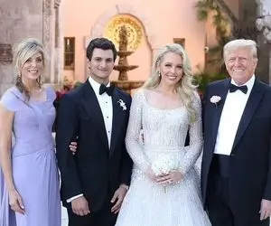 تصاویری از عروسی دختر کوچیکه ترامپ با میلیاردر لبنانی!