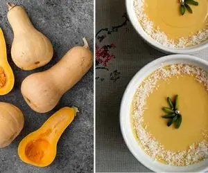 طرز تهیه فرنی کدو حلوایی / این دسر پاییزی خوشمزه رو از دست نده