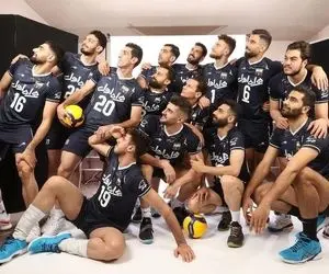 (عکس) ژست عجیب بازیکنان تیم ملی والیبال برای بازی امروز