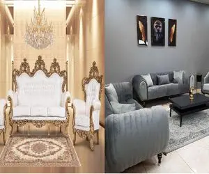 چیدمان مبل راحتی و استیل کنار هم/ترکیب سنت و مدرنیته که زیبایی پذیرایی رو به رخ میکشه