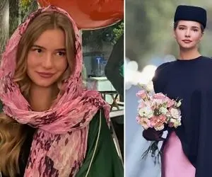 استایل بلاگر روس در خیابان های تهران؛ نگاه هایی که در شمال پایتخت میخکوب او شد