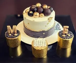 آموزش پخت کیک با تزئین ورق طلا! | ویدیو عجیب