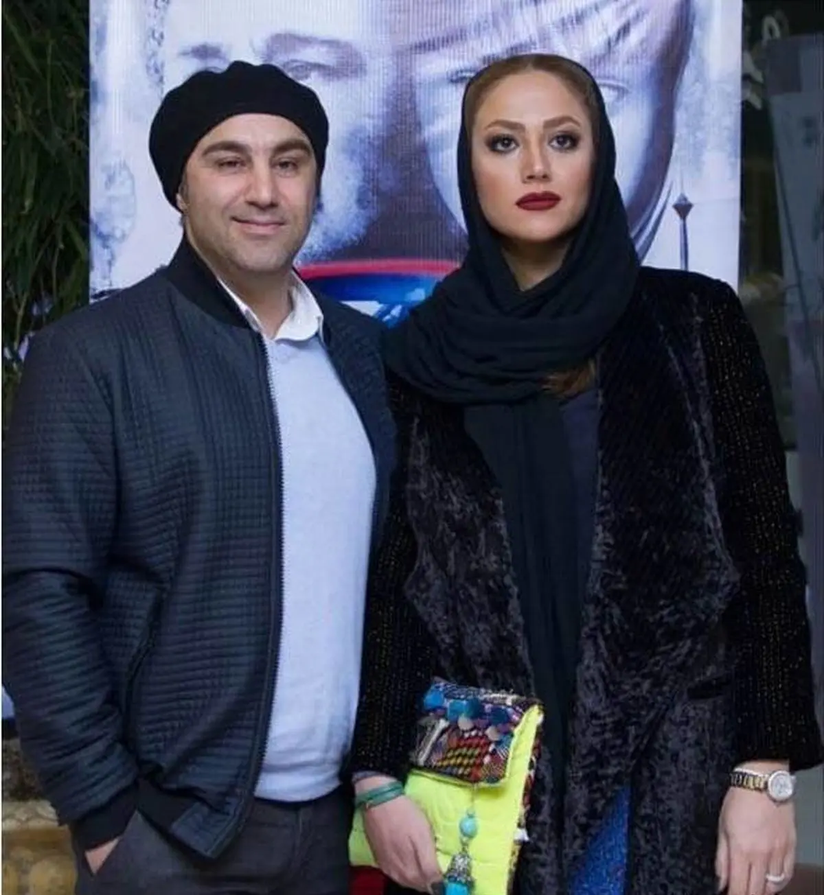 محسن تنابنده و همسرش
