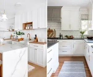 ست کردن فرش آشپزخانه با کابینت سفید / این رنگ فرش باهاش عالیه اگه داریش سلیقت بیسته