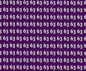 بازی فکری؛ نیم درصد افراد تونستن تو 1 دیقه عددهای 93 و 68 را بین 63 ها پیدا کنن