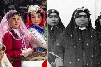 پوشش زنان قاجار واقعیت vs سریال بامداد خمار؛ انقلاب شگرف آبیار خانوم در اقتباس جدیدش