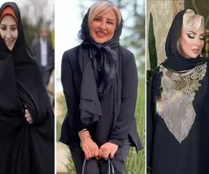 گردنبند تا زانو مرجانه گلچین یکم بلندتر بود میشد باهاش تاب بازی کرد /  چه زیر و رو شد