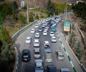 آخرین وضعیت ترافیکی در جاده چالوس