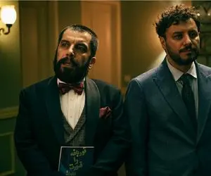 سکانس خندان/جواد از رفاقت ده سالش پشیمونه میگه چشاتو براق نکن واسه من/خودشون غش کردن