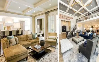 با چه آیتم هایی میشه سالن پذیرایی بزرگ پر کرد؟ / گوش تا گوش مبل نزار با دیتیل دکور کن