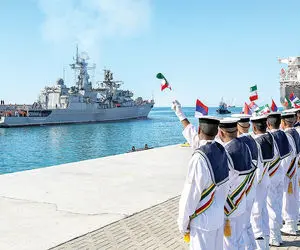 آغاز رزمایش دریایی مشترک ایران و روسیه