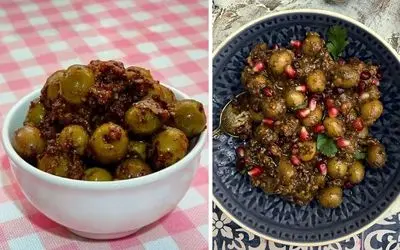 طرز تهیه زیتون پرورده به روش اصیل گیلانی / خوشمزه ترین نوعش رو خودت درست کن