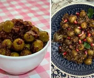طرز تهیه زیتون پرورده به روش اصیل گیلانی / خوشمزه ترین نوعش رو خودت درست کن