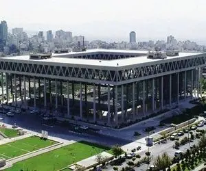  ساختمان صداوسیما پس از بمباران + عکس