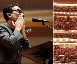 آواز همایونی؛ همایون شجریان عاشق شدم من در زندگانی خوند و کل سالن مرد و زن عاشقش شدن