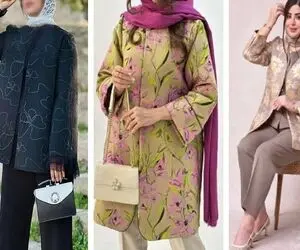 ترندهای مانتو ژاکارد سال جدید / شاهانه ترین مدل مانتوی امسال ژاکارد توریه عاشقش میشی