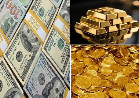نرخ ارز دلار، طلا و یورو امروز شنبه 17 مرداد 1405؛ رشد طلا و سکه، کاهش ارز