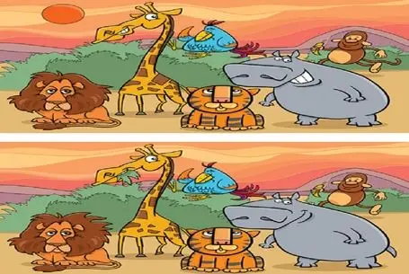 بازی فکری؛ باید چشم عقاب داشته باشی که بتونی تفاوت های ریز دو تا عکس رو پیدا کنی