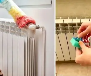 ترفندهای تمیز کردن شوفاژ / با این راه و روش ساده هم خونت تمیزه هم آلرژی بای بای میشه