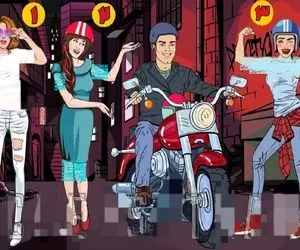 هوش تصویری؛ اگه فکر میکنی زدی رو دست باهوشا بگو آقای موتور سوار شوهر کدوم از خانماست؟