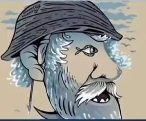 بازی فکری؛ فقط یک درصد برتر میتونن 3 تا حیوون پنهان رو تو چهره مرد پیدا کنن