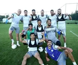 (عکس) ارسلان مطهری با چهره جدید سوژه تمرین استقلالی ها