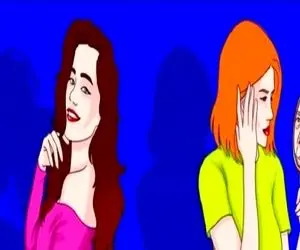 بازی فکری؛ بین این 2تا لیدی جوون یکیشون عجوزه پیره که 100 سالشه تشخیصش بده تو 2 ثانیه