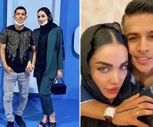 حرکت جالب زنِ مهدی قایدی بعد قهرمانی پرسپولیس؛ خانوم با این چهره شوهرشو دلداری میده!