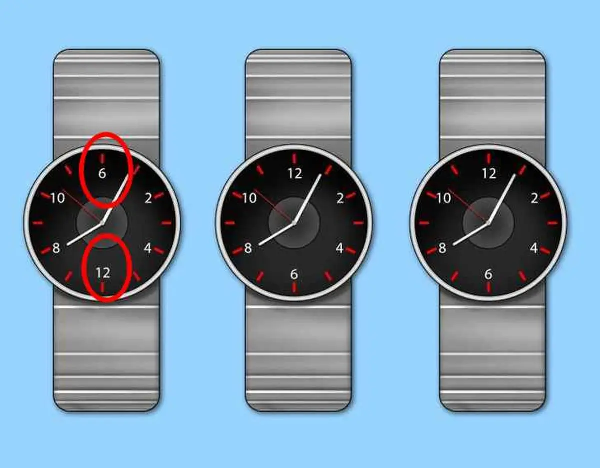 find the mistake in watch picture solved