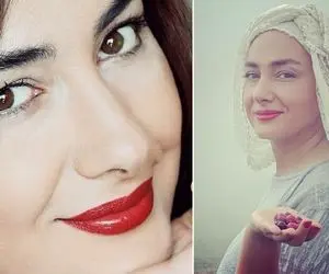 "هانیه توسلی" با پای برهنه و دامن کوتاش به دَشت و بیابون زد؛ عجب لوکیشن جذابی!