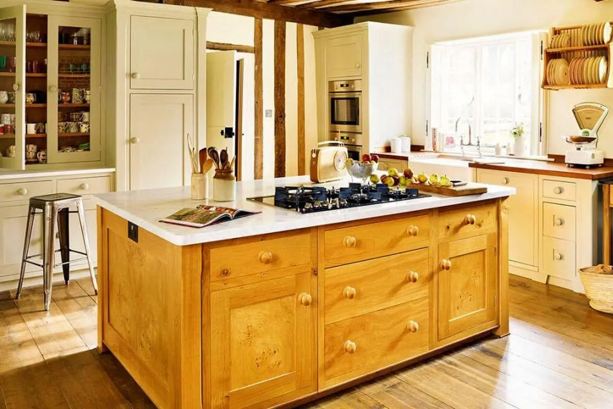 جزیره آشپزخانه با فضای ذخیره_سازی مخفی1