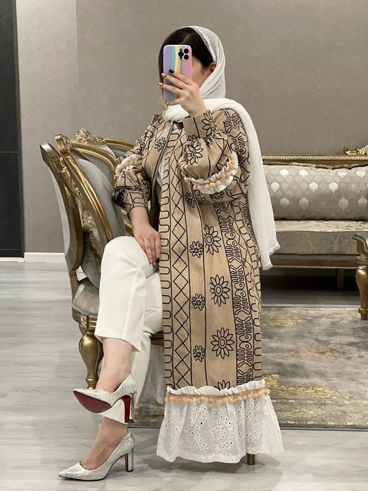 مانتو گل گلی
