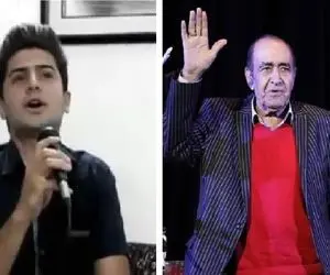 آواز اصیل؛ جوان ایرانی جوری کنار خواجه امیری میخونه که 4 ستون بدنت می لرزه از صداش