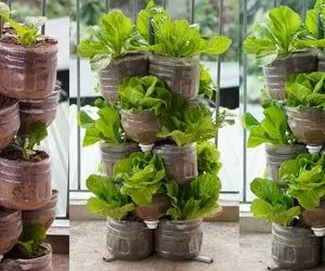 ایده های خلاقانه؛ حیاط نداری تراس که داری؟ یه دونه باغچه ایستاده بساز همه حظ کنن