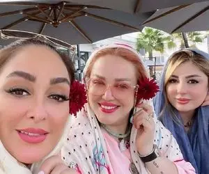 عکس لو رفته 3 بازیگر زن به همراه 3 همسرشان در کیش!