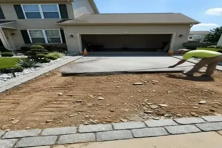 معماری خلاقانه؛ ورودی پارکینگ رو یه کفپوش رویایی زدن انگار ورودی بهشته