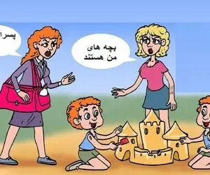 هوش تصویری؛  اگه همه باهوشا رو له کردی بگو مادر پسر دوقلوها کدوم از این خانوماست؟