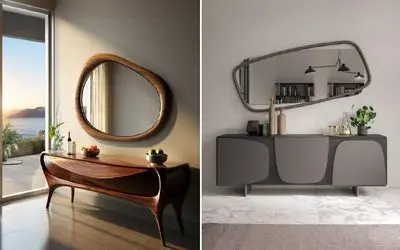 کنسول مناسب برای اونایی که دکوراسیون خونشون از این جدیدایه/ دکور مدرن کنسول شاهانه!