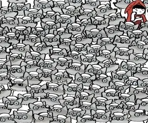 بازی فکری؛ بتونی به شنل قرمزی کمک کنی مادربزرگشو بین گرگها پیدا کنه بیناییت لایک داره