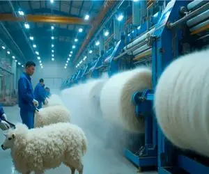 فرآوری گوسفند؛ خط تولید لباس‌های لاکچری از روی کمر گوسفند می‌گذرد