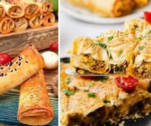بهترین دستور برای تهیه بورک گوشت و قارچ/ یه غذای سریع و خوشمزه که از خوردنش سیر نمیشی