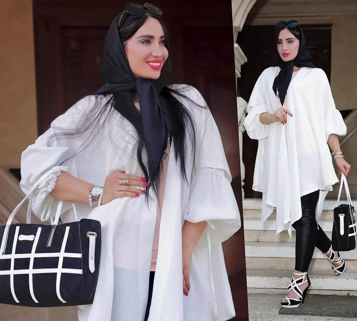 مانتو سفید