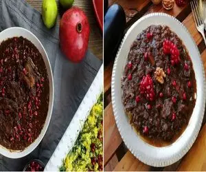 طرز تهیه فسنجون/ اینطوری درستش کن سر سفره همه با هر قاشق از غذا ازت تعریف کنن