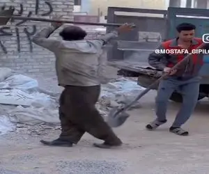 آواز شاد؛ والا با بیل یه همچین حرکات موزونی زدن و ادا اومدن کار هر کسی نیست اینا کین