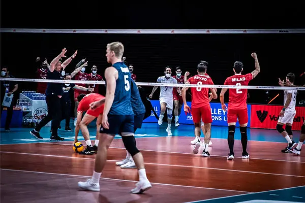 جدول لیگ ملتهای والیبال