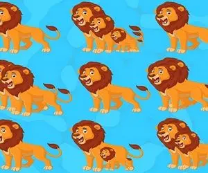 بازی فکری؛ بتونی تعداد شیرشاه های تصویرو درست بگی تا عمر داری آلزایمر نمیاد سراغت