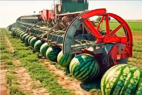 کشاورزی مدرن؛ ماشین آلاتی که بعد برداشت از اونور بذر میکاره فرآیند سرعت بده