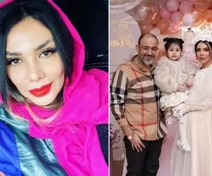 بَزک دوزک "زنِ مهران غفوریان" که رو فیس پُفکیش جا خوش کردن؛ تولد آقاشون طلاکاری شده!